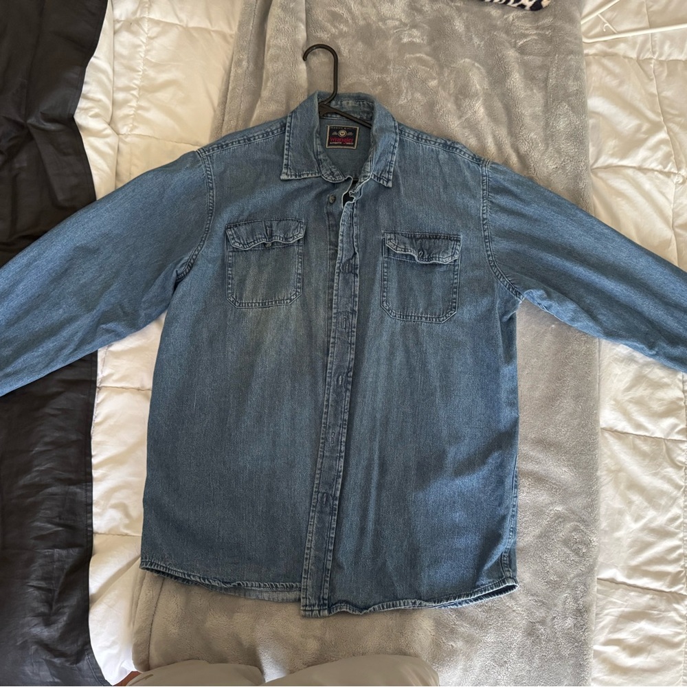 Wrangler Classic Blue Shirt Jacket